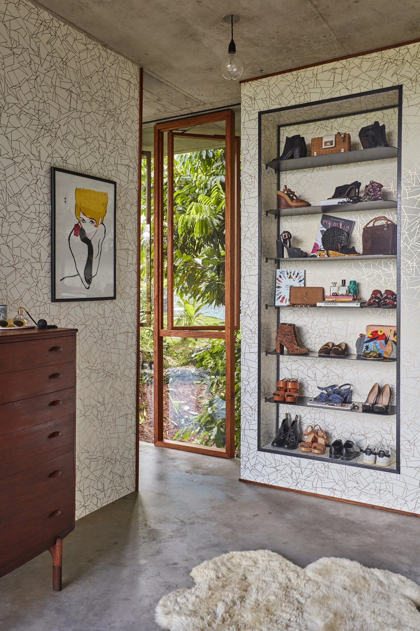 A detailed interior view at Planchonella House